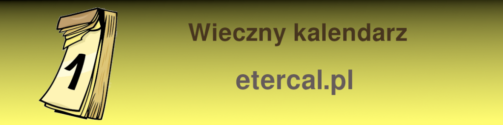 Banner serwisu etercal.pl