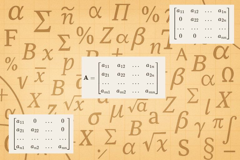 Ilustracja do artykułu o macierzach - cześć pierwsza