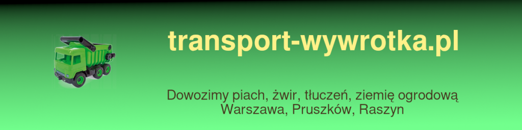 Banner serwisu transport-wywrotka.pl
