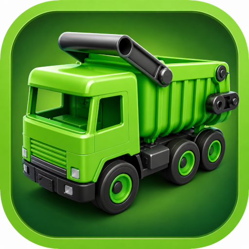 Zielona wywrotka – ikona serwisu transportowego